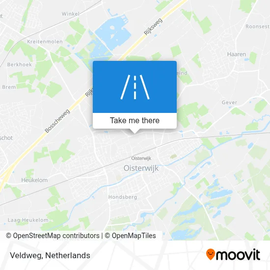 Veldweg map