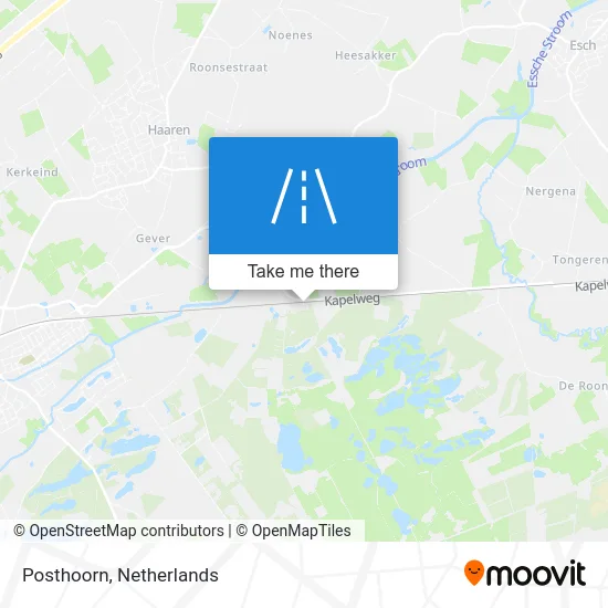 Posthoorn map