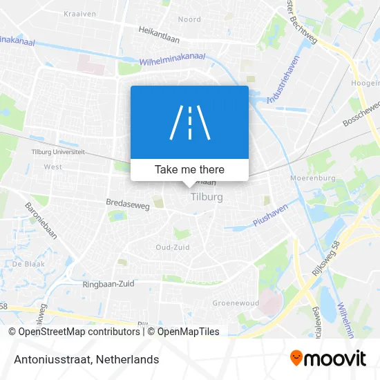 Antoniusstraat map