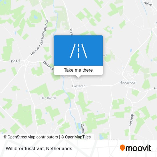 Willibrordusstraat map