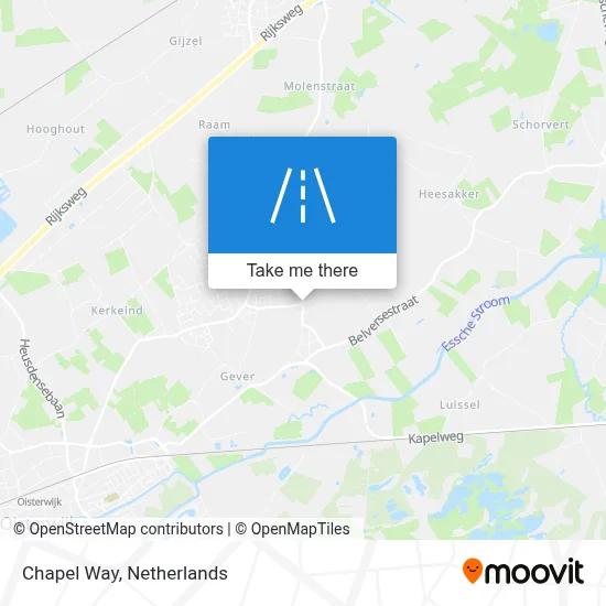 Kapelweg map
