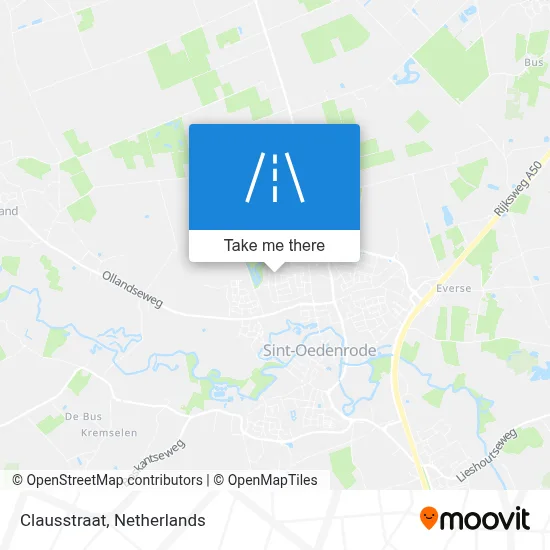 Clausstraat map