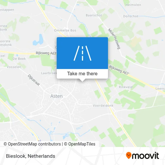 Bieslook map