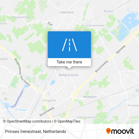 Prinses Irenestraat map