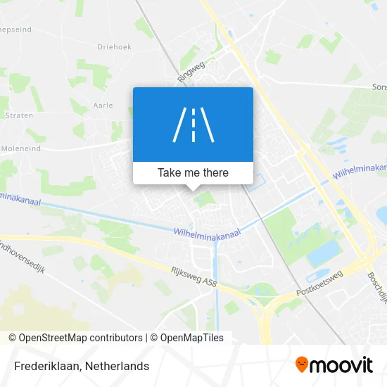 Frederiklaan Karte
