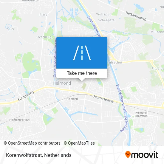 Korenwolfstraat map