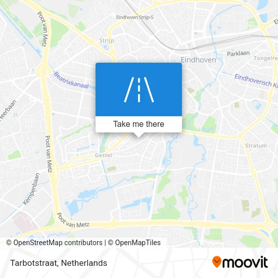Tarbotstraat map
