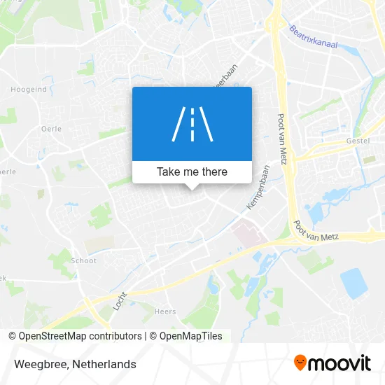 Weegbree map