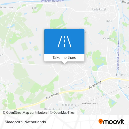 Sleedoorn map