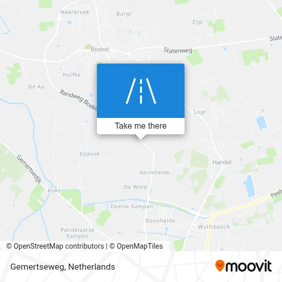 Gemertseweg map