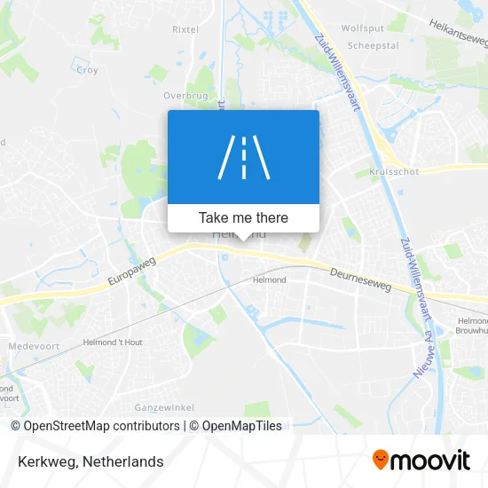 Kerkweg map
