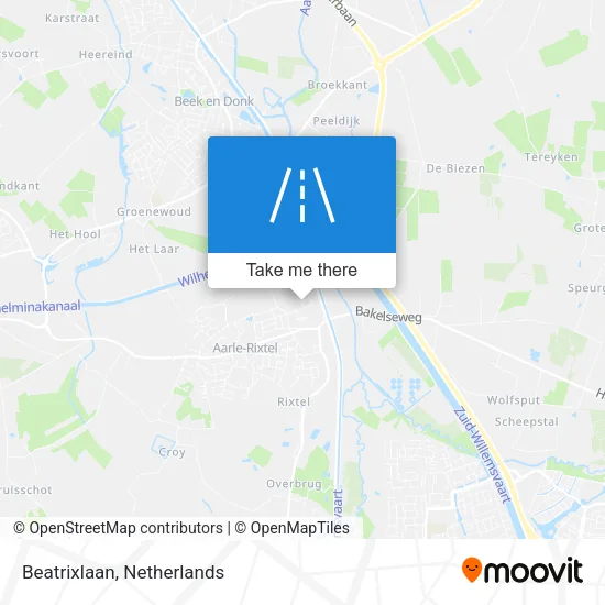 Beatrixlaan map