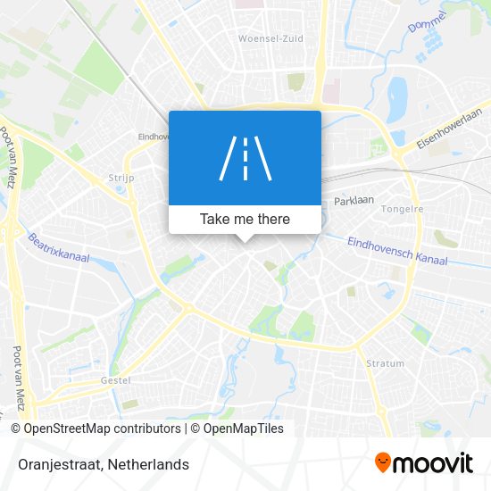 Oranjestraat map