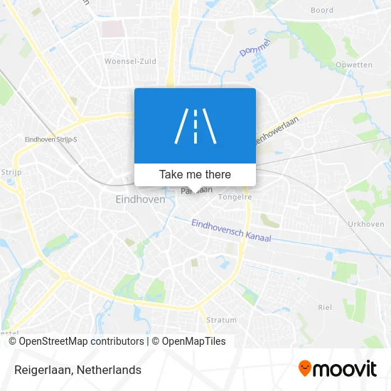 Reigerlaan map