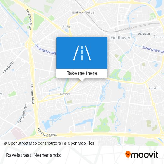 Ravelstraat map