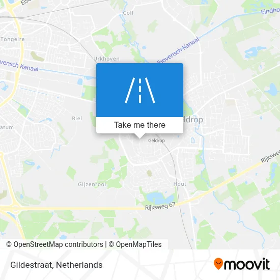 Gildestraat map