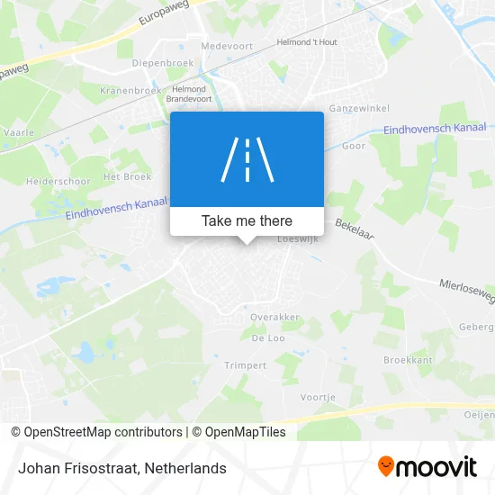 Johan Frisostraat map