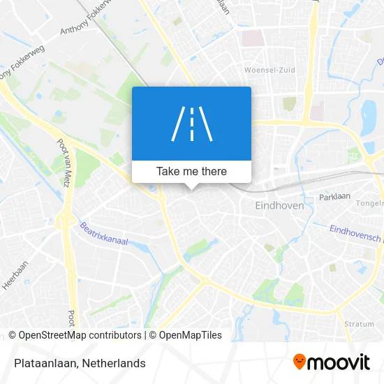 Plataanlaan map