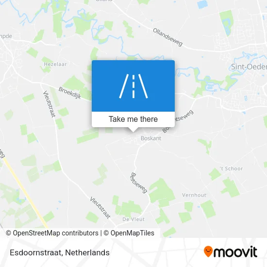 Esdoornstraat map