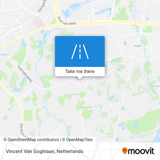 Vincent Van Goghlaan map
