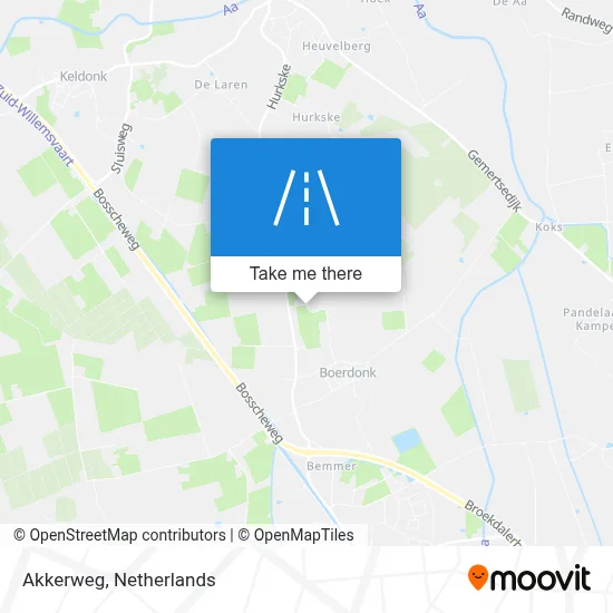 Akkerweg map