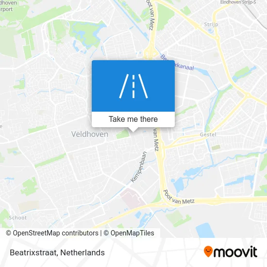 Beatrixstraat map