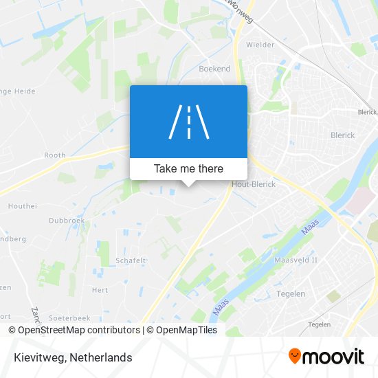 Kievitweg map