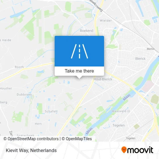 Kievitweg map