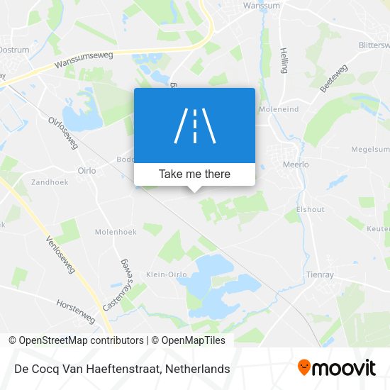 De Cocq Van Haeftenstraat map