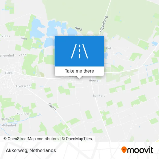 Akkerweg map