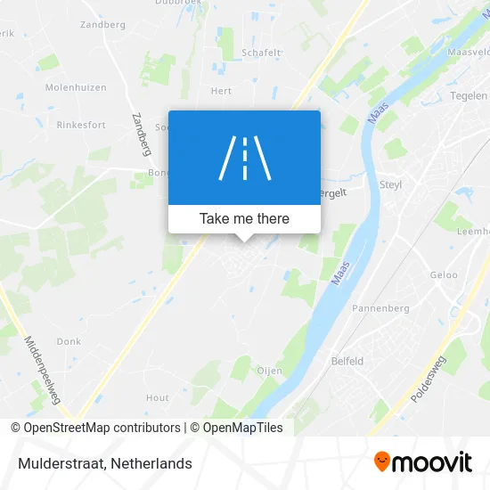 Mulderstraat map