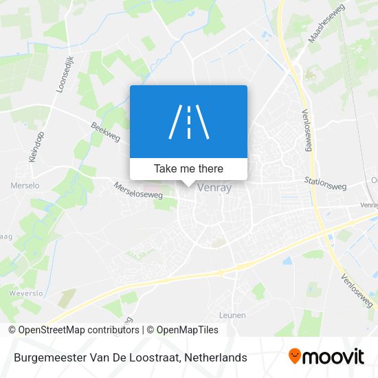 Burgemeester Van De Loostraat map