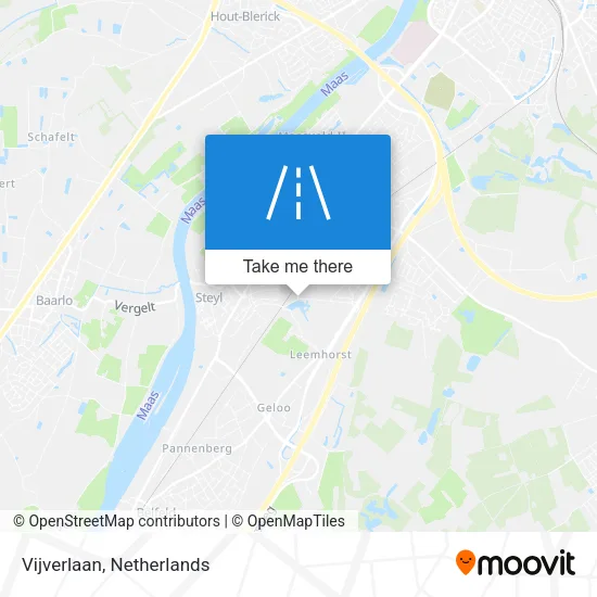 Vijverlaan map