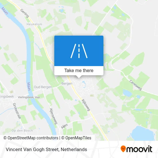 Vincent Van Goghstraat map