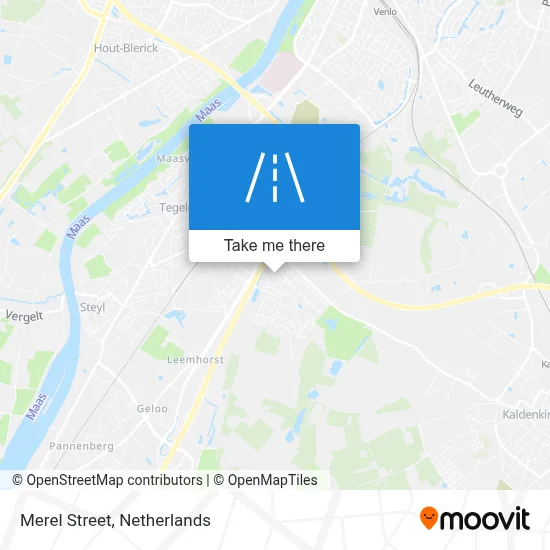 Merelstraat map