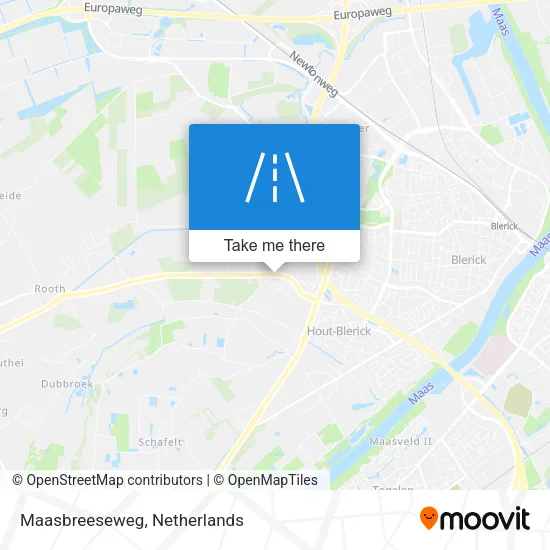 Maasbreeseweg map