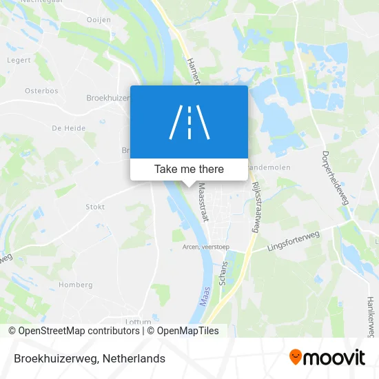 Broekhuizerweg map