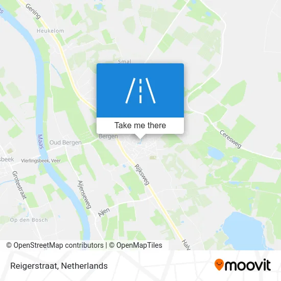 Reigerstraat map