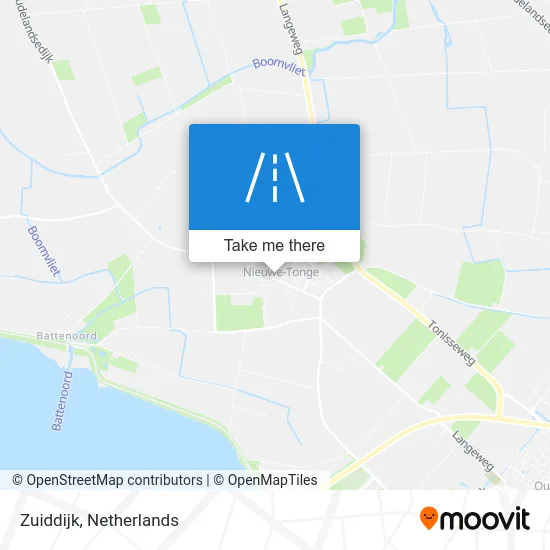 Zuiddijk map