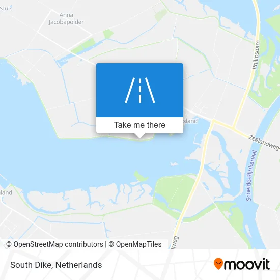 Zuiddijk map
