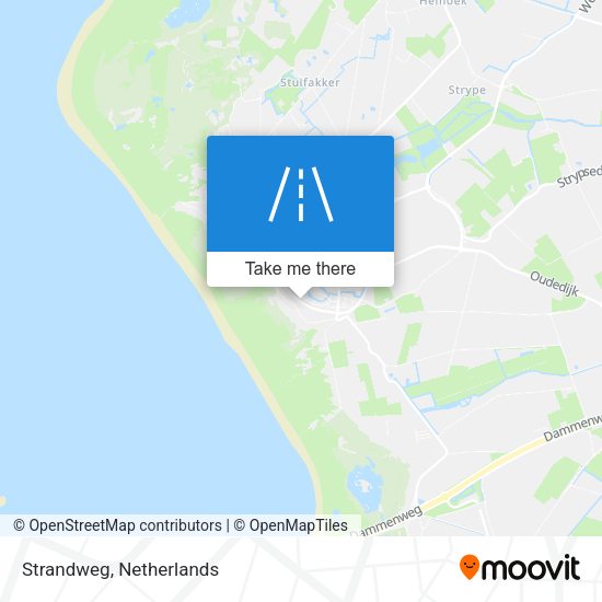 Strandweg map