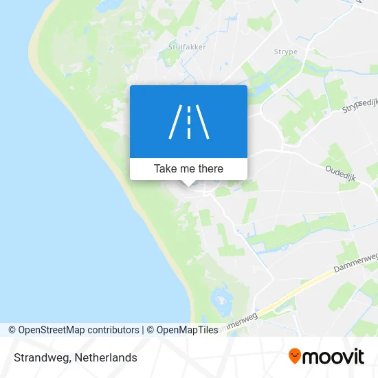 Strandweg map