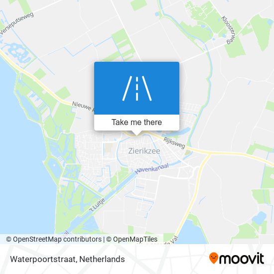 Waterpoortstraat map