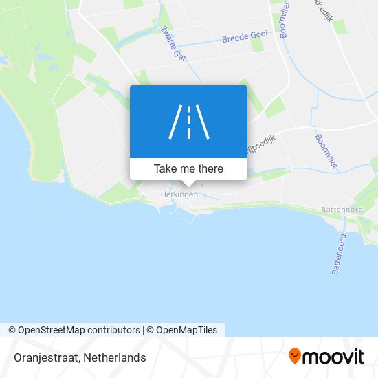 Oranjestraat map