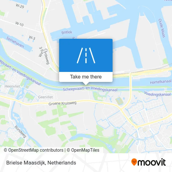 Brielse Maasdijk map