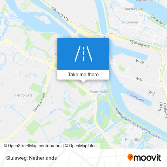 Sluisweg map