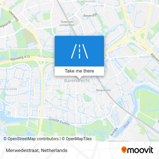 Merwedestraat map