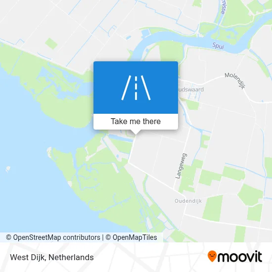 Westdijk map