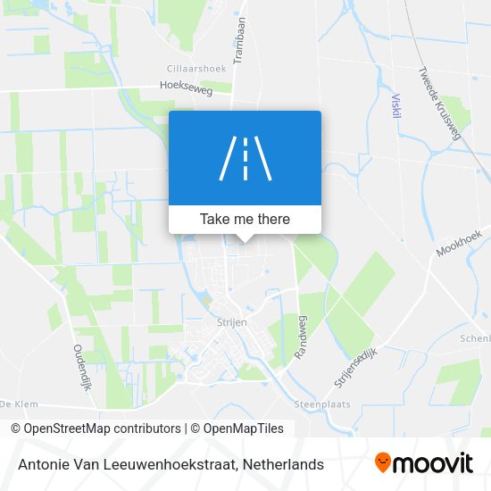 Antonie Van Leeuwenhoekstraat map