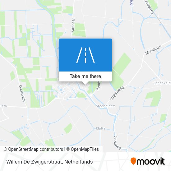 Willem De Zwijgerstraat map